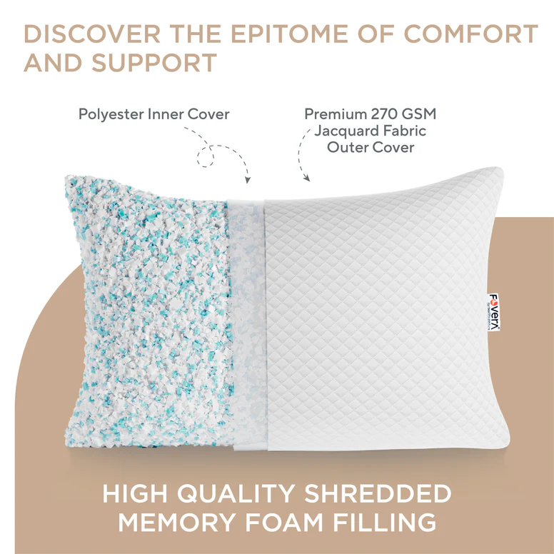 SHREDDED MEMORY FOAM PILLOW